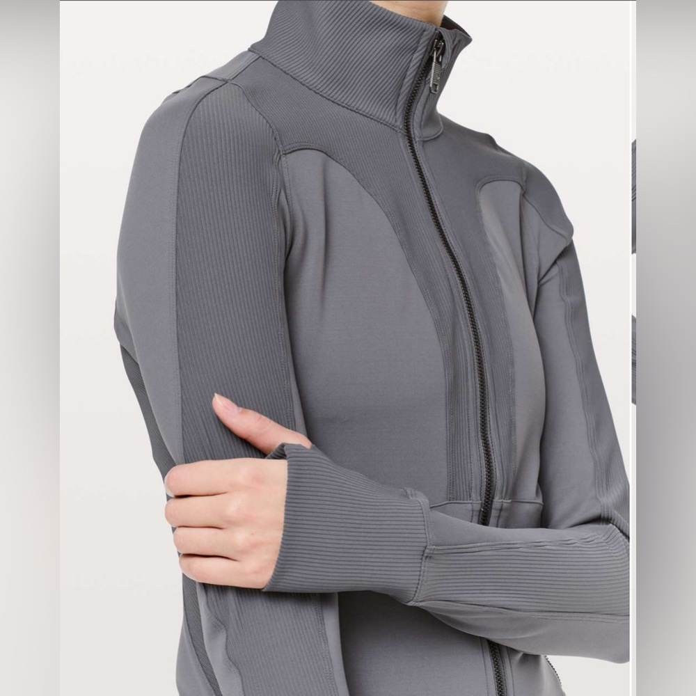 Lululemon Athletica Movement to Movement Jacket in Titanium- New With Tags - Picture 13 of 14